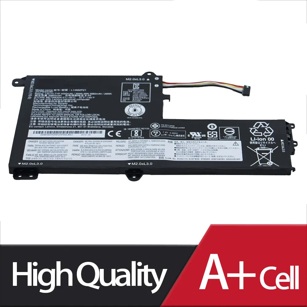 Bateria do Portátil para Lenovo L14m2p21 S4170am 75 35 B50 Ideapad 300s Ioga 500151bd 510s-14isk 15isk 330s-14ikb 330s-14ast 330s-14 - Imagem 4