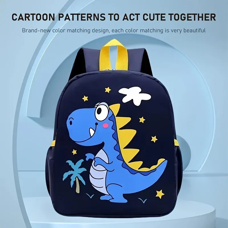 Side View of Dinosaur Backpack