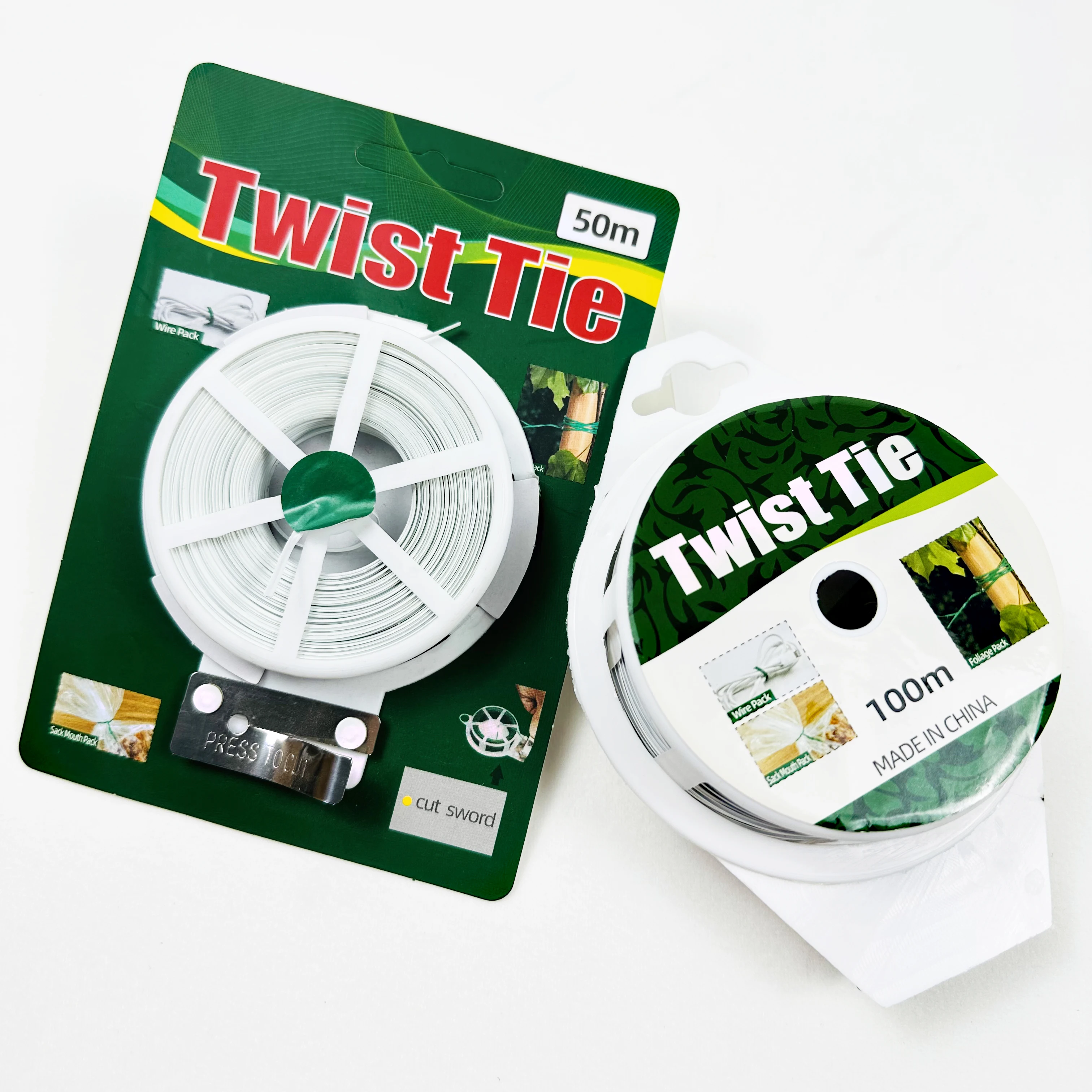 Plant Ties 20M/30M/50M/100M Versatile Gardening Twist Ties Plant Binding Wire plant ties