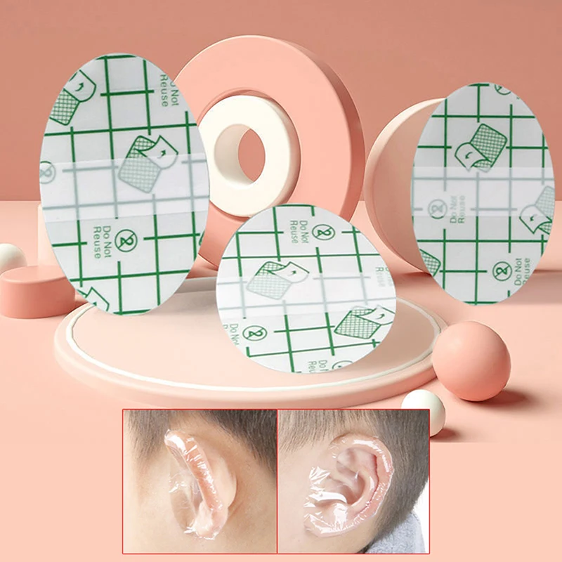 20/60/120pcs Swimming Cover Caps Waterproof Ear Protector Baby Swimming Ear Protection Patch Shower Cap Tool Waterproof Sticker 6