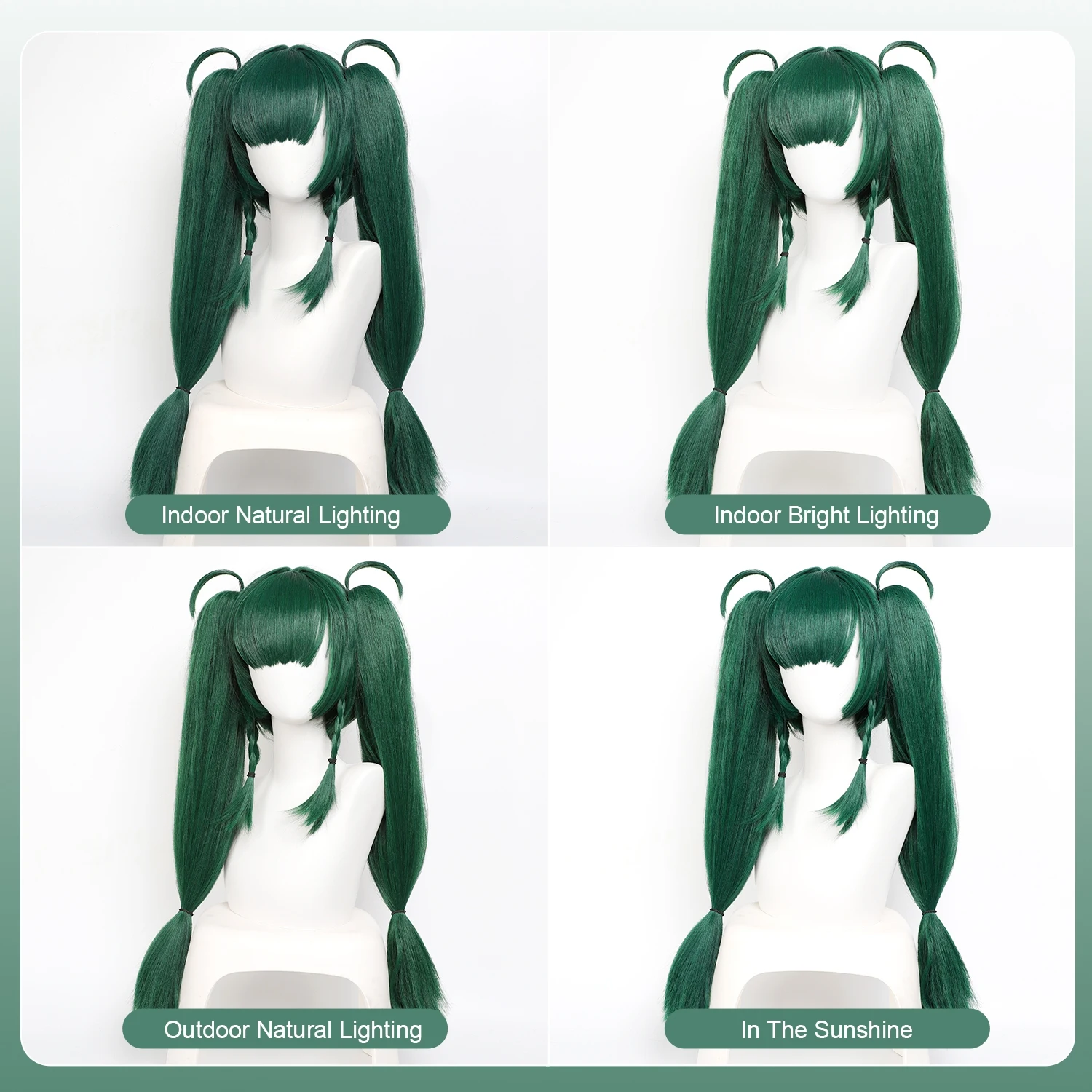 Zenless Zone Zero-Inspired Synthetic Cosplay Wig for Anime Parties and Events