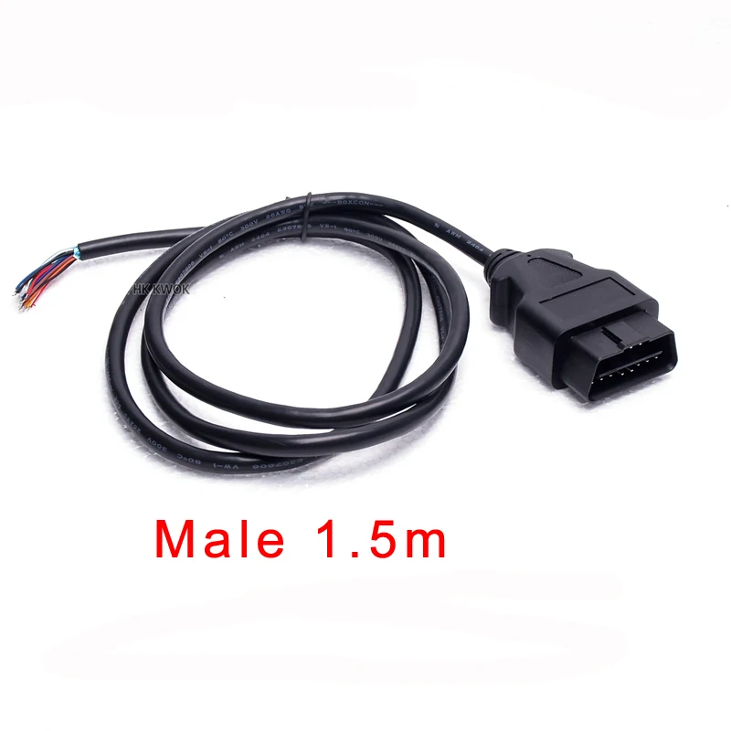 Futheda OBD-II-Splitterkabel, ultradünn, 1 Stecker auf 2 Buchsen,  OBD2-Diagnose-Verlängerung, 16-poliges Flachbandkabel, 30 cm : :  Auto & Motorrad