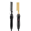 Professional Hair Straightener Flat Iron Hot Heating Comb Straightener Hair Smoothing Brush Corrugation Curling Iron Styler 5