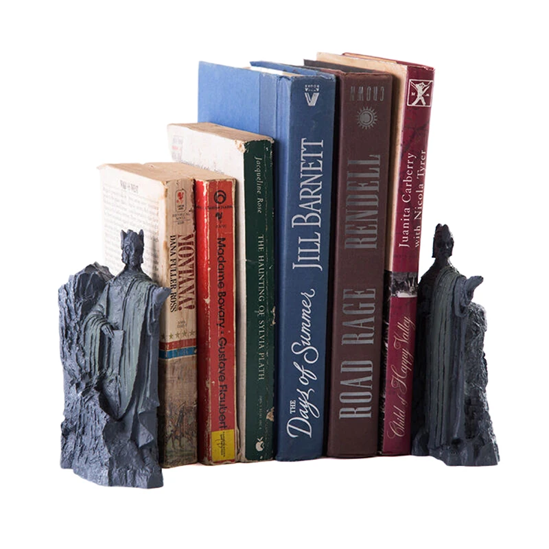 Large Decorative Bookends, Bookends Resin Collectibles, Decorative Bookends Binders And Dividers For Library Office Home