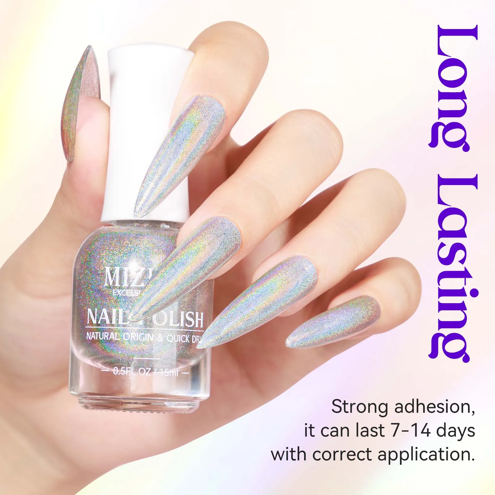 Laser Nail Polish 15 ML Semis Permanent UV Led Gel