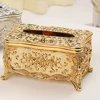 1PC European Style Tissue Box for Home Living Room Drawered Tissue Holder Hotel Paper Towel Storage Box 2