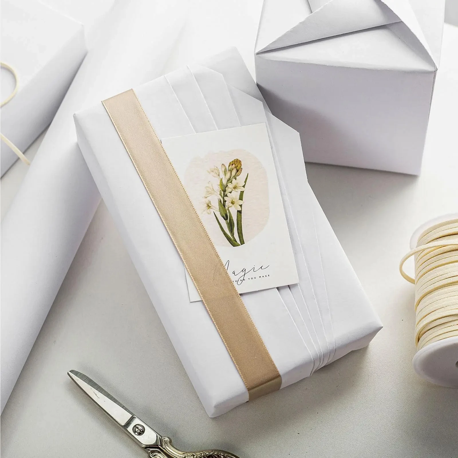 Rotolo Carta Kraft Bianca IDL Packaging – 91,4 Cm X 54,9 M – Ideale Per Regali, Traslochi E Lavoretti Creativi - 2