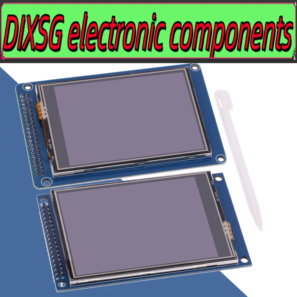 

ЖК-дисплей DIXSG с сенсорным экраном 3,2 дюйма, TFT 34P, 40Pin, цветной ЖК-дисплей, модуль ILI9341 320X240, совместимый с актомометром для Arduino