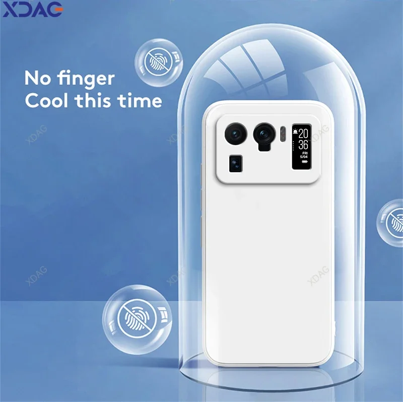 Liquid Silicone Square Phone Case Cover - Premium Protection and Style
