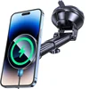 UYUXIO 15W Fast Charging Magnetic Wireless Car Charger Dash Windshield Car Mount Phone Holder for iPhone 16 Pro Max 15 14 13 12