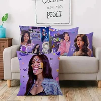 Hot Singer Rodrigos Olivia Sours Pillow Covers Cartoon Sofa Decorative Home Double-sided Printing Cute Cushion Birthday Gift 2