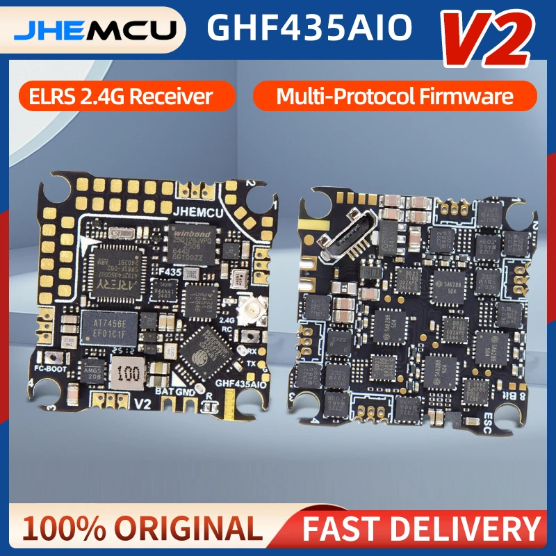ตัวควบคุมโดรน FPV ความเร็วสูง 20A พร้อม ELRS 2.4G