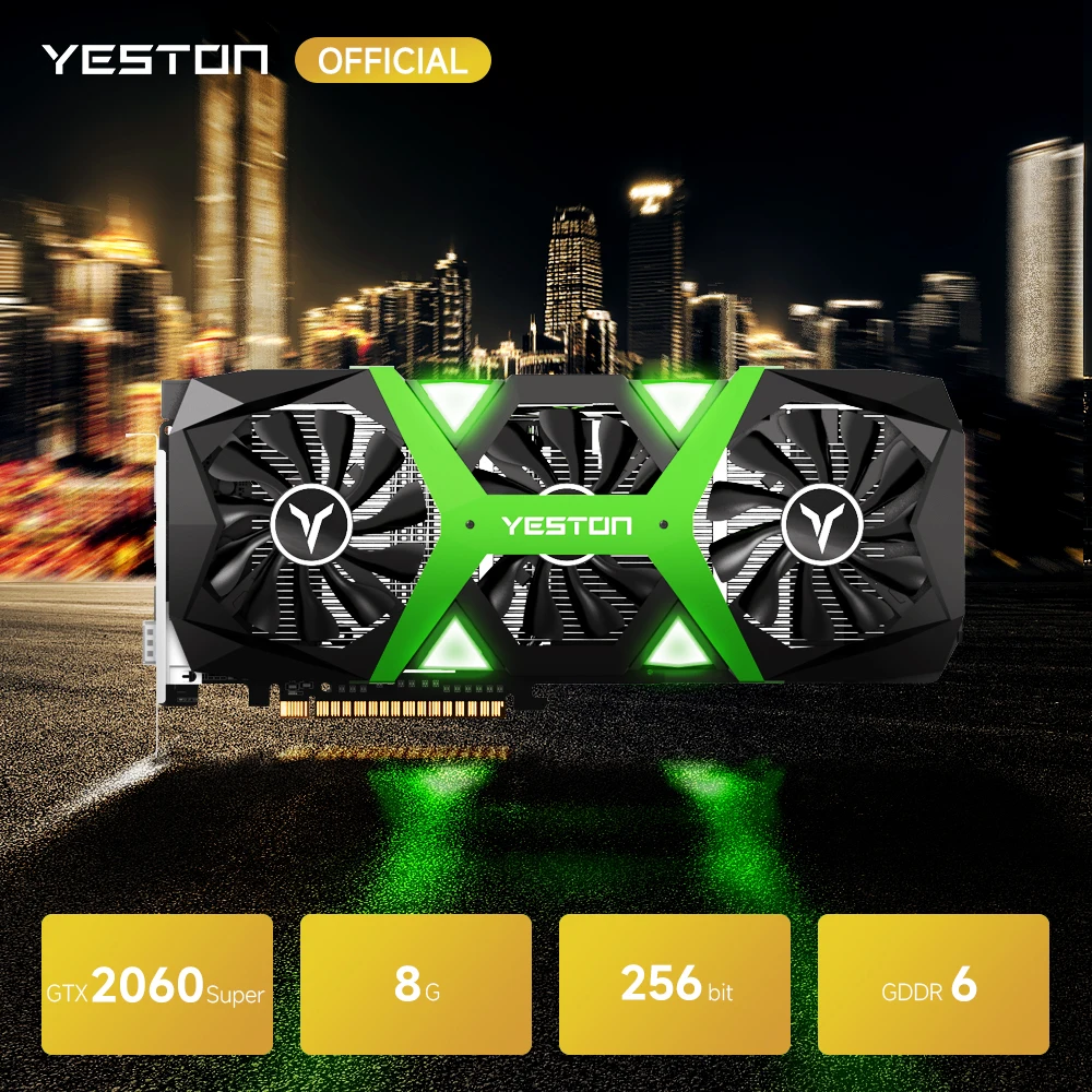 Yeston Geforce Rtx 2060 Super Gaming Graphics Card 14701650mhz/14ghz