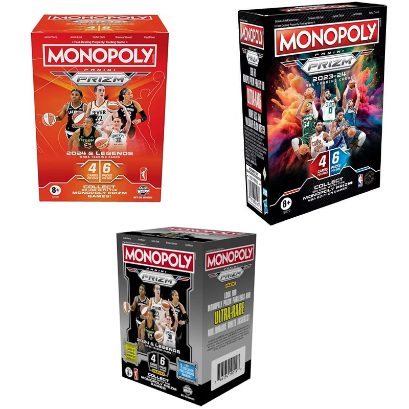 Panini Monopoly Prizm 2024-25 and Legends NBA Trading Cards Booster Box  Collect - AliExpress 26