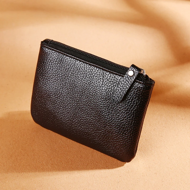 Fashion Leather Women Coin Purse Small Wallet Change Coin Pouch Mini Zipper Money Clip Bags