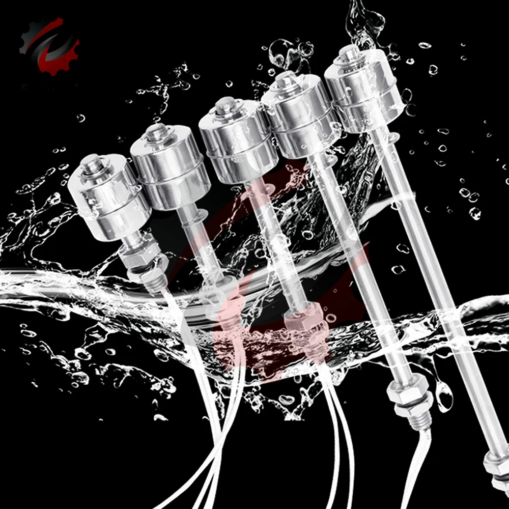 Water Level Switch Stainless Steel Side Mount Horizontal Liquid Float AC/DC 220V for Water Tower Aquariums Fish Tank