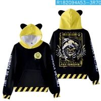 MURDER DRONES Best Friends N UZI Cat Ear Hoodie Unisex Streetwear Spring/Autumn Teens Kawaii Tops Personality Clothing 2