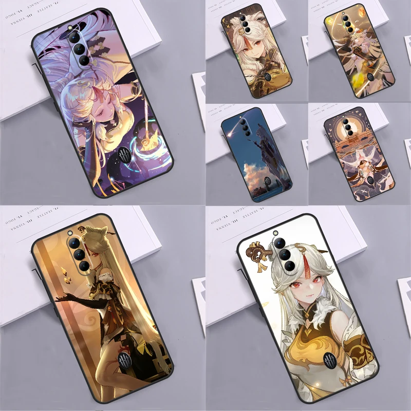 Ningguang Genshin Impact Funda Case Per Nubia Red Magic 5G 5S 6R 6S 7S 8S Pro Plus 6 7 8 Pro Plus Soft Cover Coque