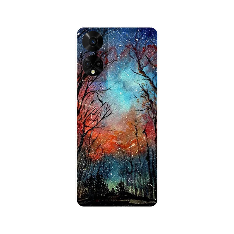 Panda Leaves Soft Silicone Phone Case - Bumper Back Cover