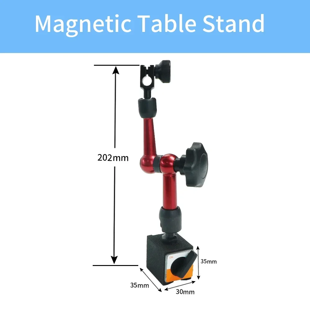 Shahe Mini Universal Magnetic Base Stand Holder For Indicators Magnetic Force 15KG dial indicator holder