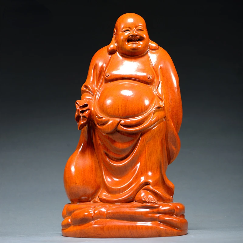 

Тканевая статуя Будды Maitreya из Гуандуна с резьбой по дереву