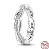 Bagues en argent Sterling 2025 originales pour femmes, couronne à nœud papillon, cœur d'amour, mauvais œil, bijoux d'anniversaire, cadeau d'anniversaire, 925