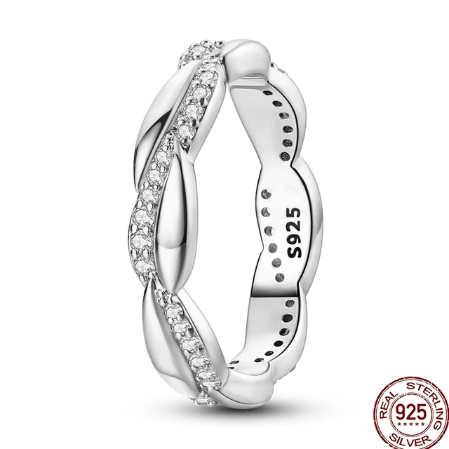 Bagues en argent Sterling 2025 originales pour femmes, couronne à nœud papillon, cœur d'amour, mauvais œil, bijoux d'anniversaire, cadeau d'anniversaire, 925