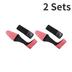 Fishing Rod Elastic Strap and Holder Kit - Angler Accessories Set (Red 2 sets)