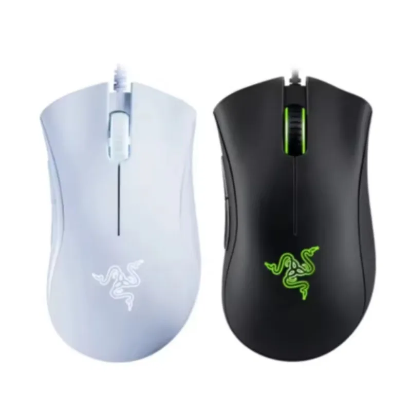 Razer DeathAdder Essential Wired Gaming Mouse 6400DPI Optical Sensor 5 Independently Buttons For Laptop PC Gamer gaming mouse
