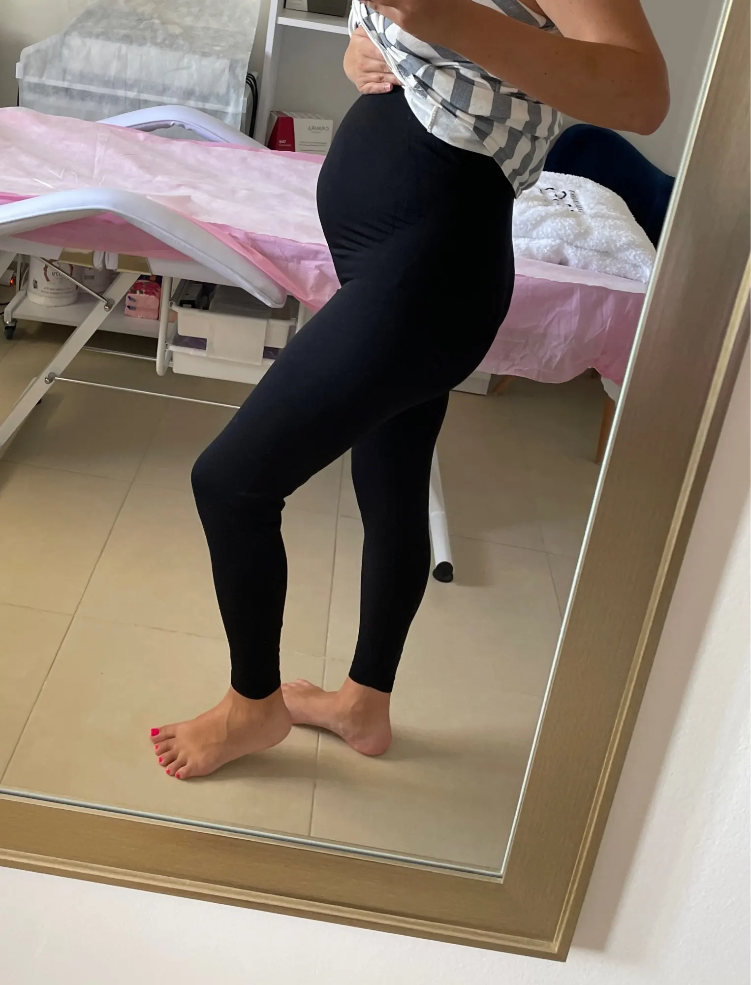 Pregnant High Waist Belly Leggings Body Shaping Pants Maternity Leggings for Pregnant Women maternity pants