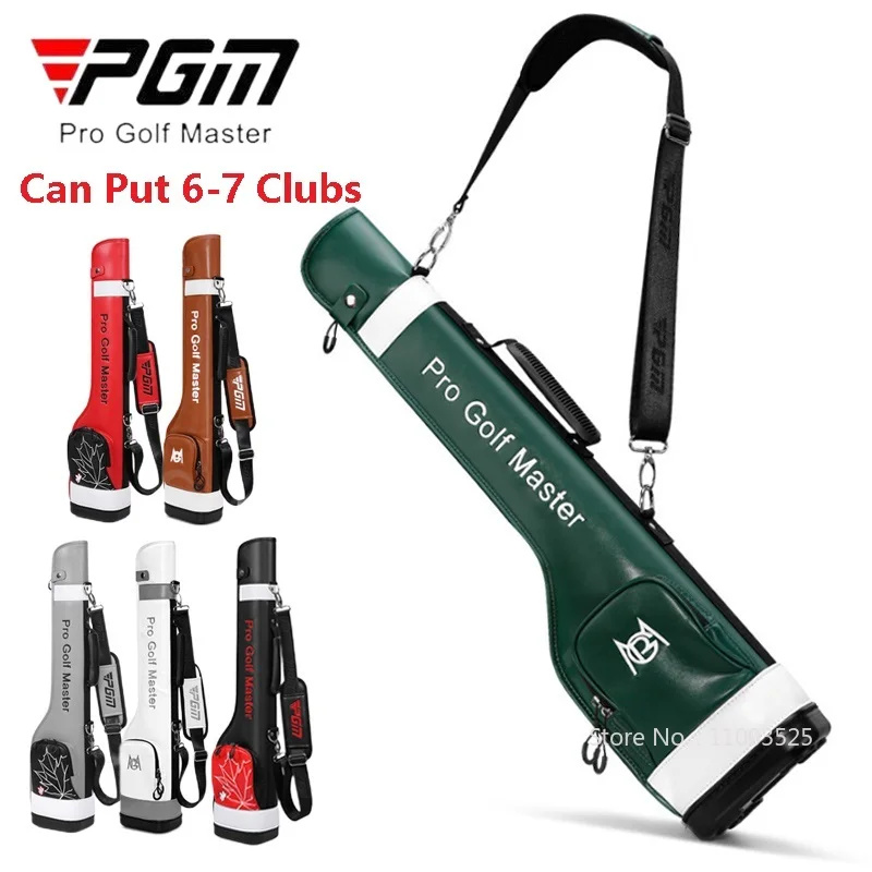 

PGM Waterproof Golf Gun Bags Portable High Capacity Gun Package Ultra-light Golf Stand Bags with Shoulder Strap Can Hold 6 Clubs