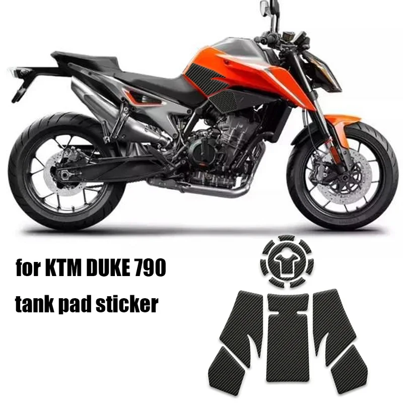 

Защитная Наклейка на мотоцикл с бензиновым покрытием против царапин защитная накладка на топливный бак Cover для KTM DUKE 790,2020-2023