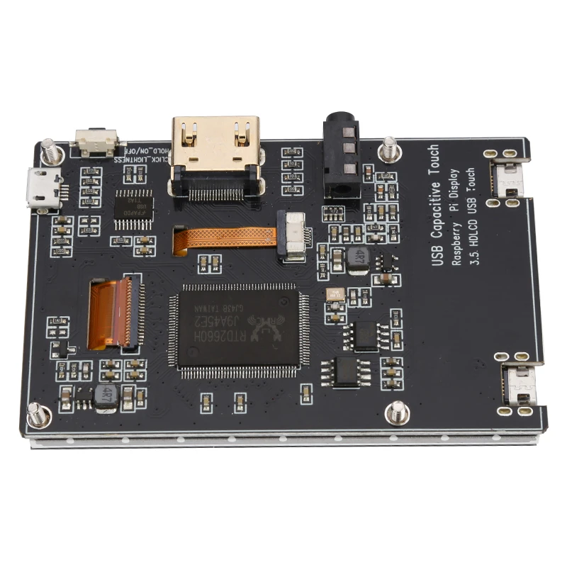 Tela de Toque Capacitiva para Raspberry pi Modelo b 3b Mais Usb Hdmi Display Lcd 3.5 480x320 Novo - Imagem 4