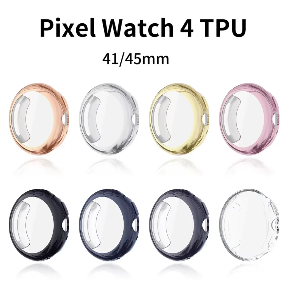 TPU Screen Protector Case -  Anti-Scratch Protective Cover for Pixel Watch Accessories