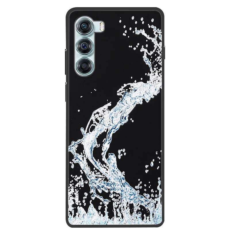 3D рельефный силиконовый чехол для Motorola Moto Edge S30 Capas Moto S30 Pro, чехлы для телефонов, мультяшный мягкий защитный черный бампер S30Pro (art.: 3920bfbd81de3) - 3920bfbd81de3