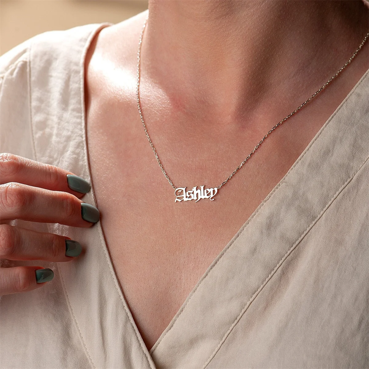 Necklace For Women Nameplate Necklace 