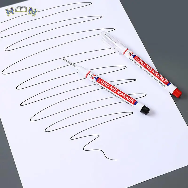 

1PC 20MM Ink Long Head Markers Pen Multi-purpose Deep Hole Marker Woodworking Pens