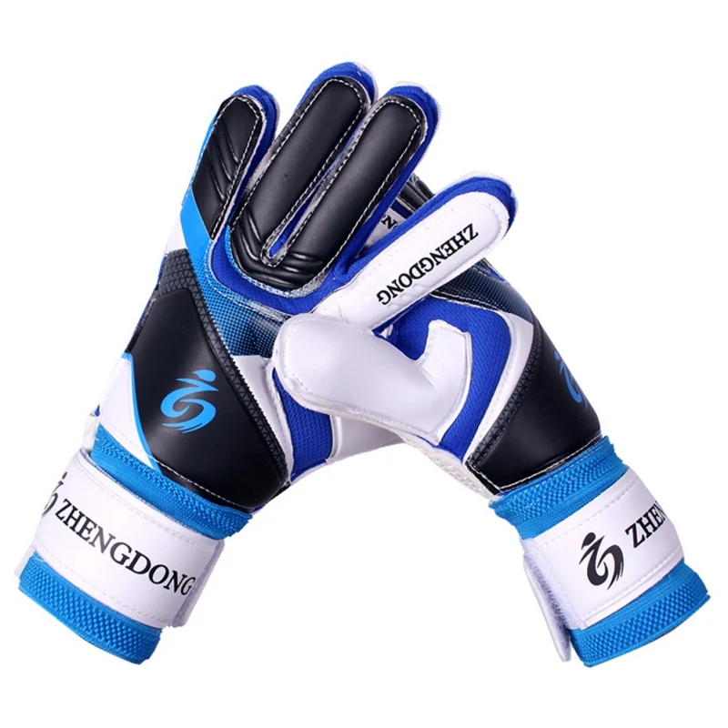 Kids Adults Finger Protection Goal Thickened Latex Football Gloves Professional Soccer Goalkeeper Gloves