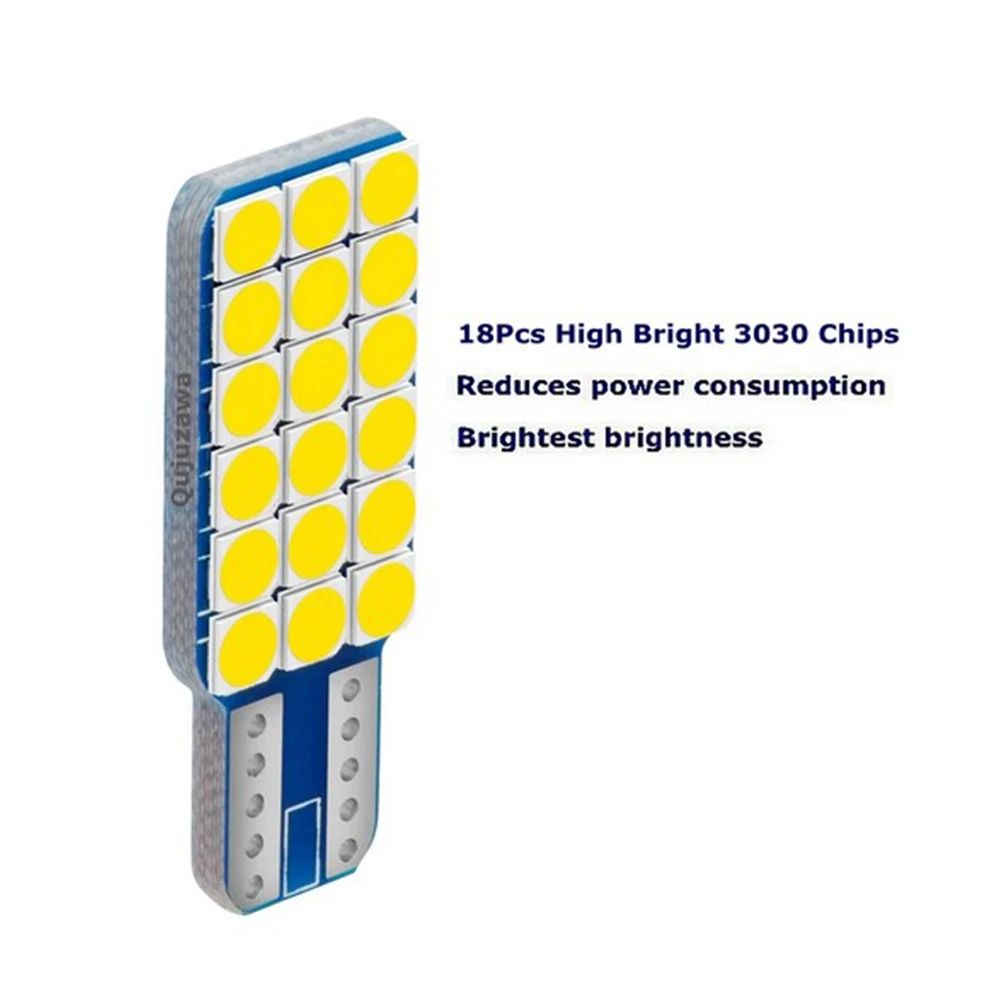 2 шт. универсальные светодиодсветодиодный лампы T10 W5W 194 18SMD 3030 |