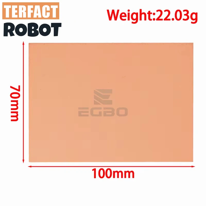 1PC 7x10cm 단면 FR4 PCB - DIY 프로젝트용 구리 클래드 회로 기판 라미네이트