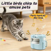 Pet Running Interactive Indoor Cat Toy Automatic/Remote DIY Speed Adjustable Wheeled Exercise for Cats/Dogs Simulating Hunting 3