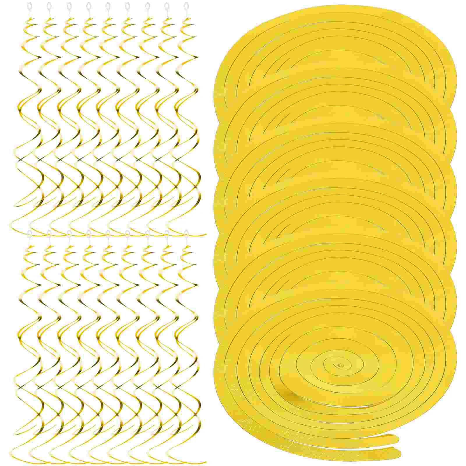 

Christmas Hanging Swirl Spiral Ornaments Colorful Decor Baby Shower Decorations