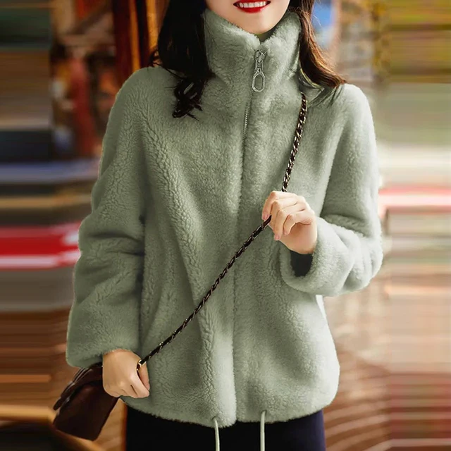 Winter Long Sleeve Zipper Coat Warmth and Style for the Autumn/Winter Season