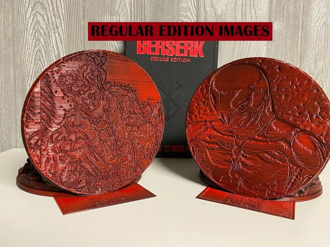 Berserk Bookends Furious Bookends Dragon Slayer Resin Ornament Desktop Bookshelf Decorative Books holder Home Decoration 4