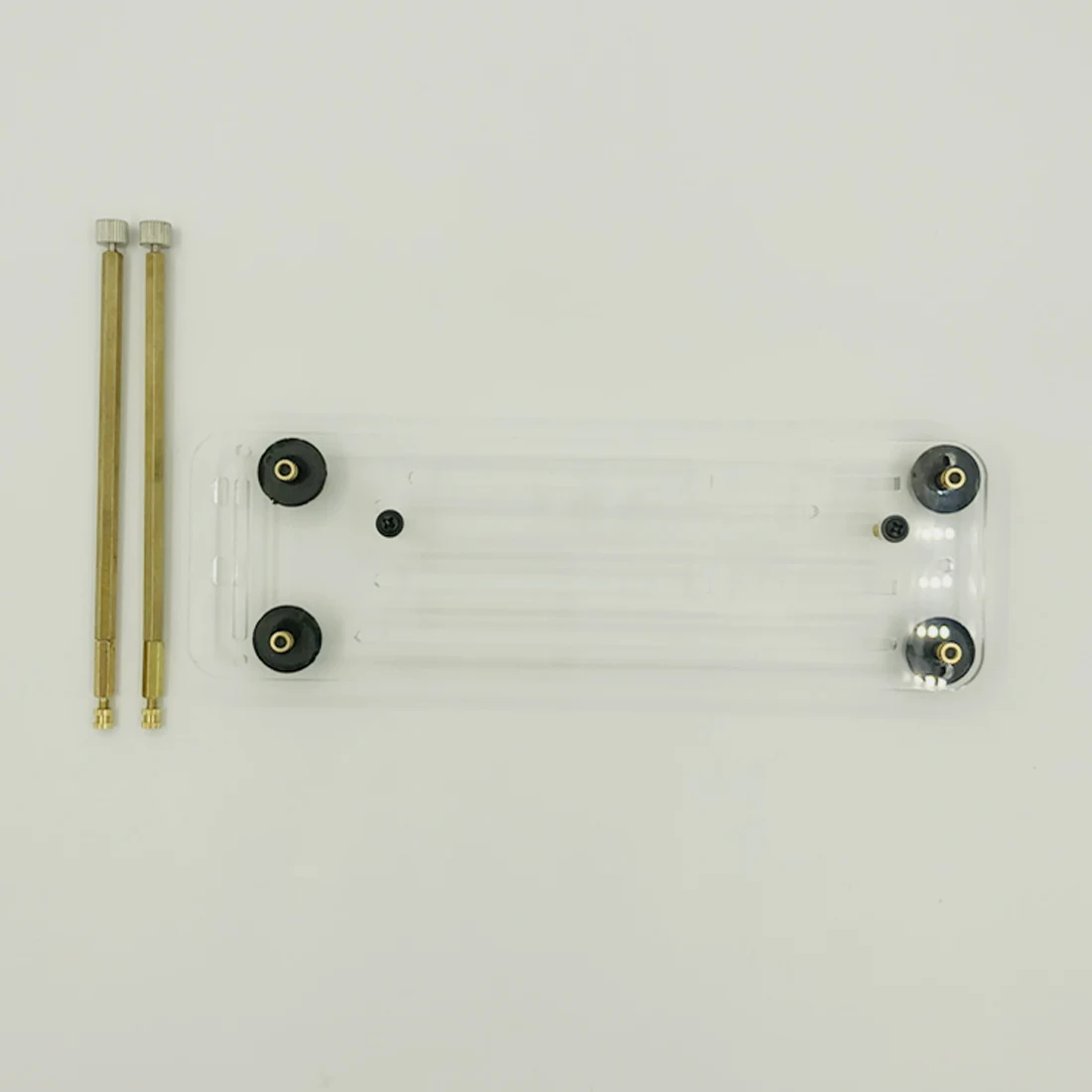 Graphics Card Vertical Kickstand Bracket Transparent Acrylic Base Rubber Support thumbnail 5
