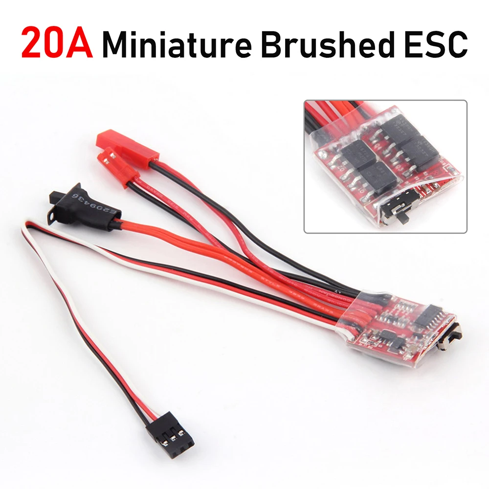 Micro ESC 20A/30A Børstet til Mini-Z DIY Bil