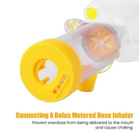 Aerochamber MSK pour enfant et adulte, chambre d'inhalation pour asthme, atomiseur, réservoir de nébulisation à air comprimé 4