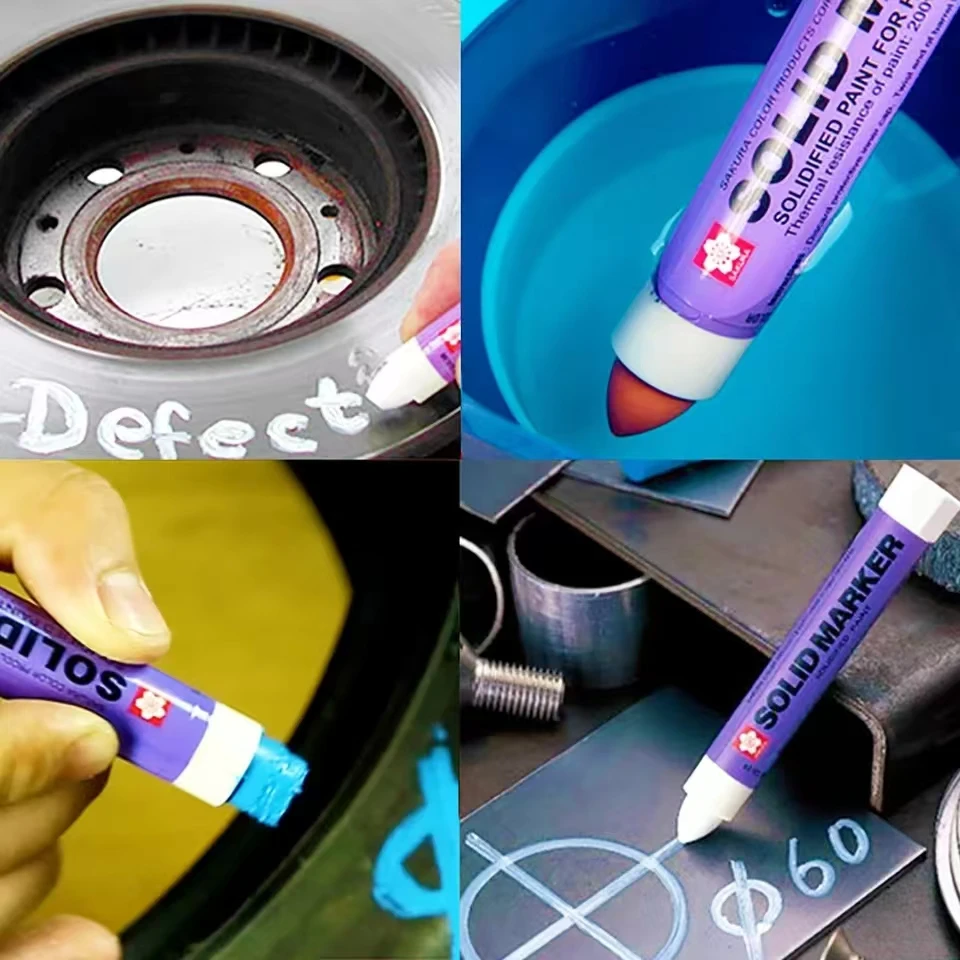 Paint Pen Marker 1Pcs Permanent For High Temperature Waterproof Construction Industrial Metal