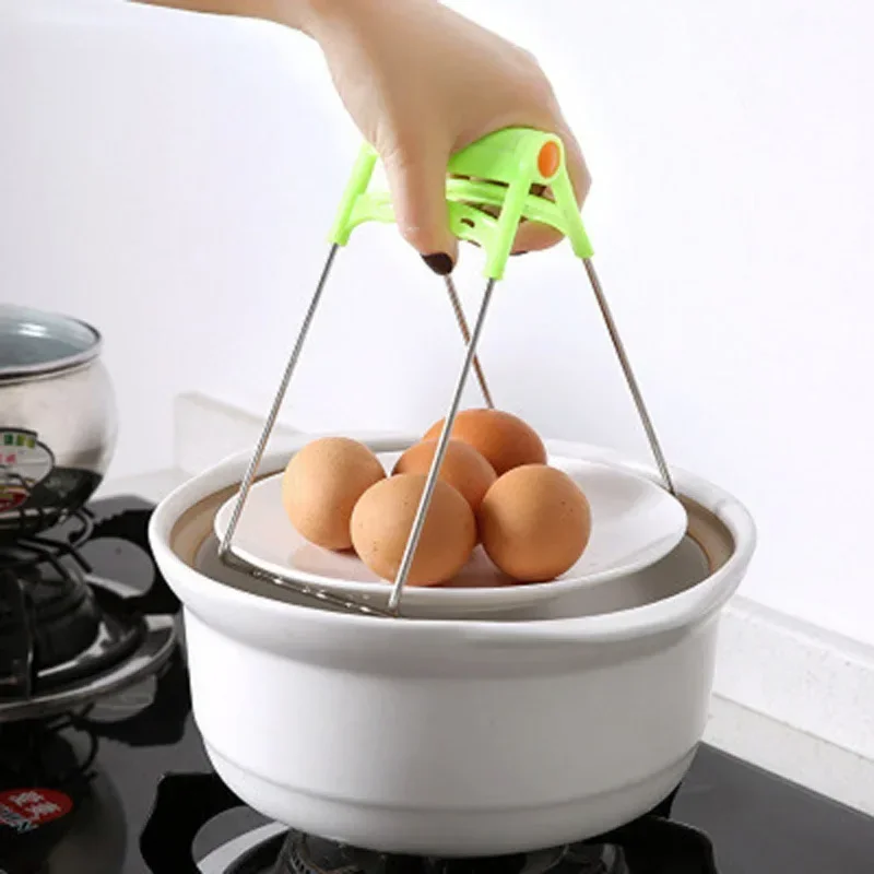 Home Kitchen Accessories Cooking Utensils Dishwashing Tongs Bbq Modern Steamer Clip Microwave Oven Tray Anti-slip Pot Clamps Bar