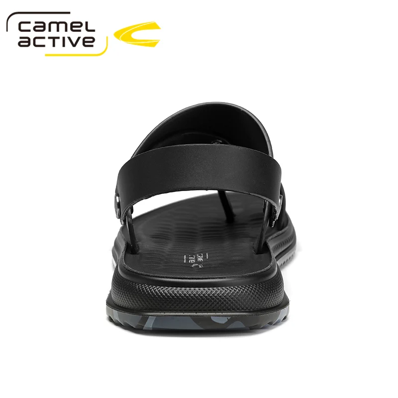 Camel Active New PU Leather Fashion Comfortable Leisure Buckle Strap Brand Men Shoes Beach Sandals